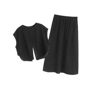 Асимметричный вырез горловины женские комплекты GYX1649