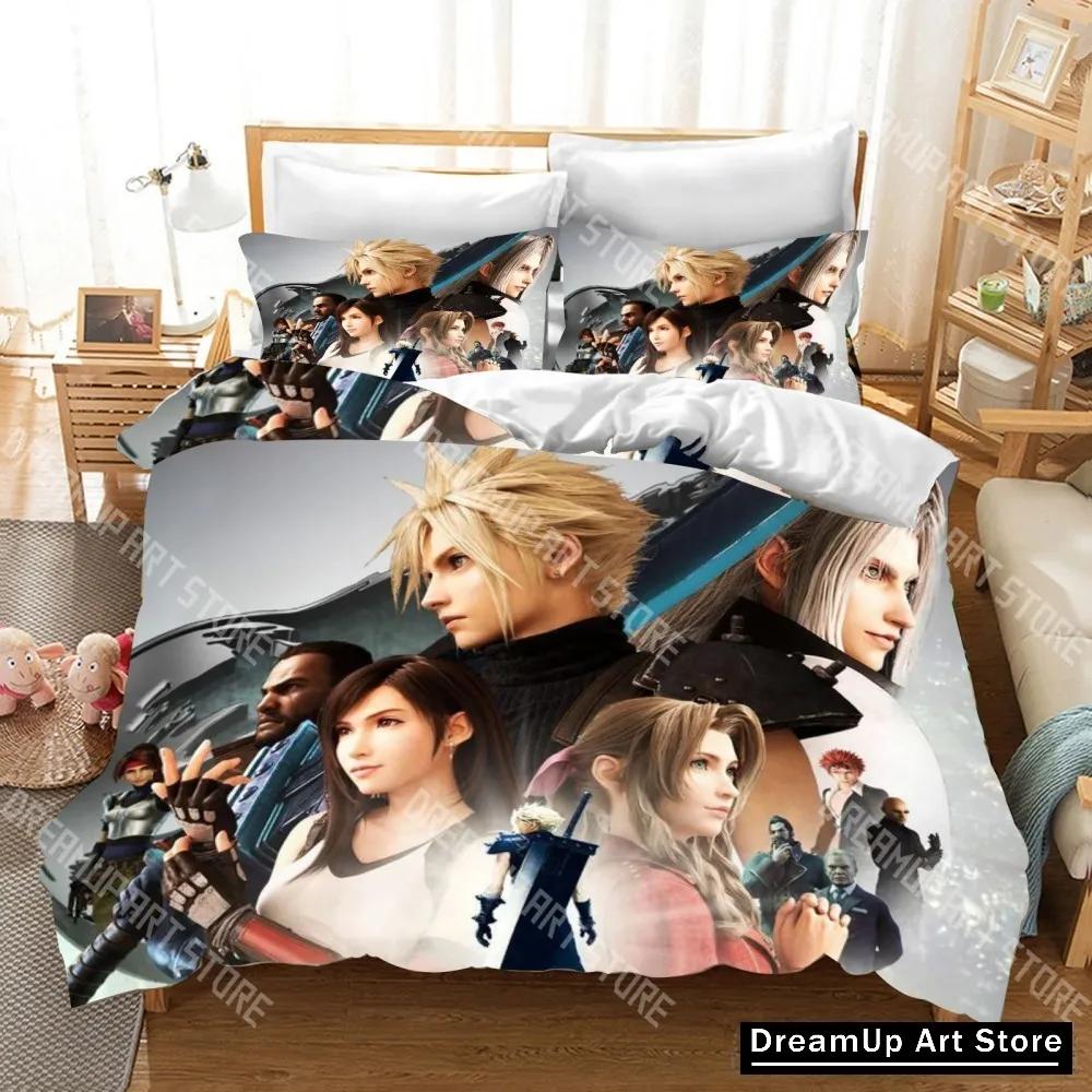 Постельное белье Final Fantasy Постельное белье Love Child Комплект пододеяльника HD Покрывало Постельное белье для детской Постельное белье Декор спальни
