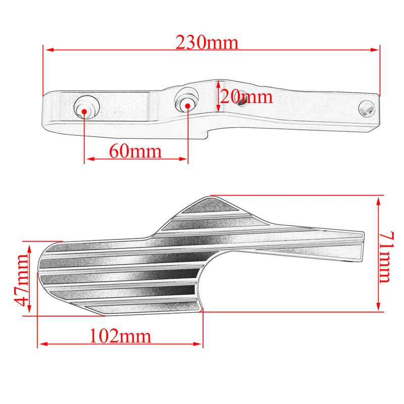 Motorcycle Part Passenger Foot Peg Extensions Footrest Slider Extended Footpeg For Vespa GT GTS GTV 60 125 150 200 250 300 300IE