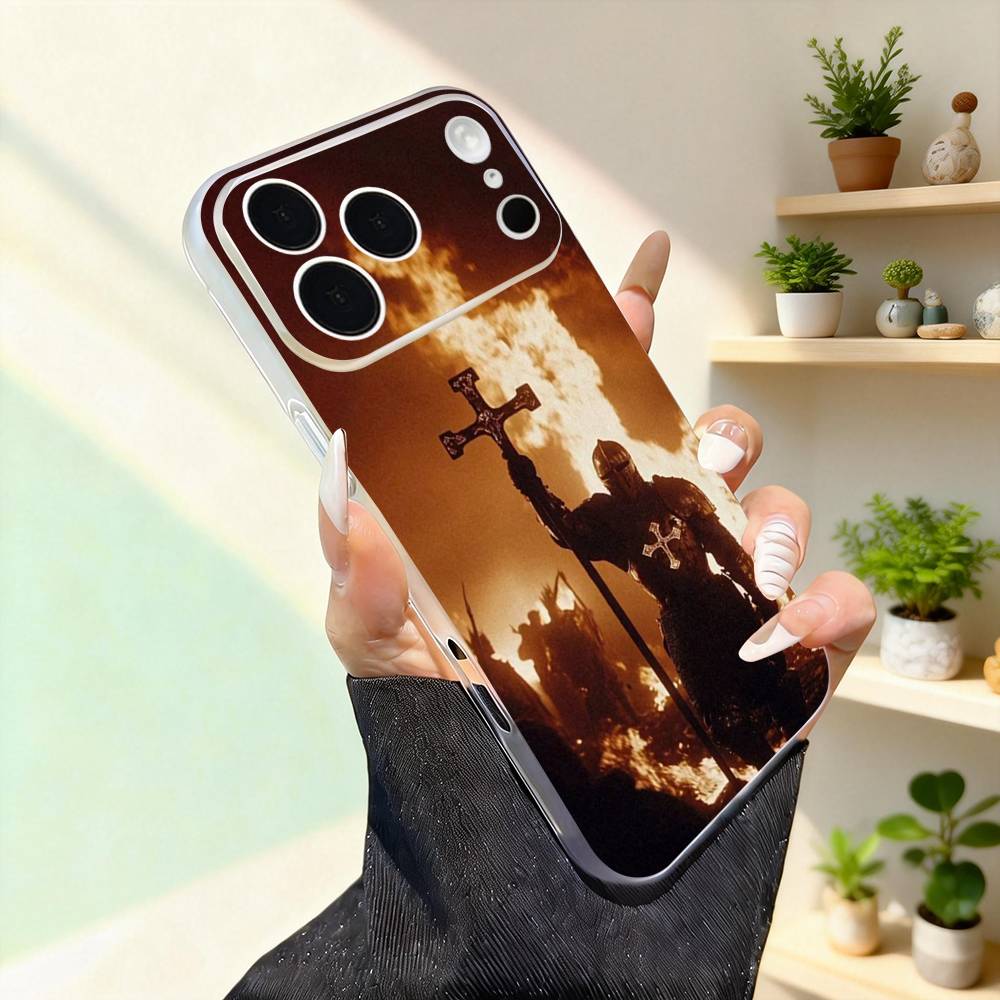 Crusaders T-Templar Knight For iPhone 11,12,13,14,15,16,17,Pro,Max,Plus,Mini,SE4,E Phone Case Magnetic For Magsafe Wireless