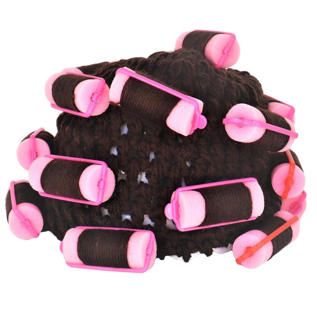 Забавная вязаная шапка-бини с кудрями для девочек, модная шапка-парик, ручная вязка, шапка для косплея, новинка, пуловер, головной убор