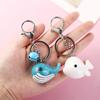 Accessories Bag Charm Resin Car Key Ring Bag Pendant Dolphin Blue Whale Keychain Keys Holder