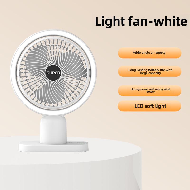 Compact USB Desktop Fan: Portable, High-Power Circulation for Home and Office
