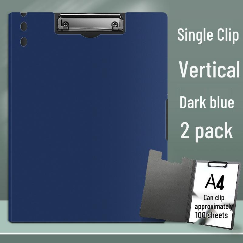 A4 Double Clip Folder for Documents and Resume Storage