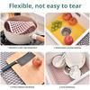Silicone Sink Mat with Center Drain Heat-Resistant Flexible Non-Slip Design Easy To Clean