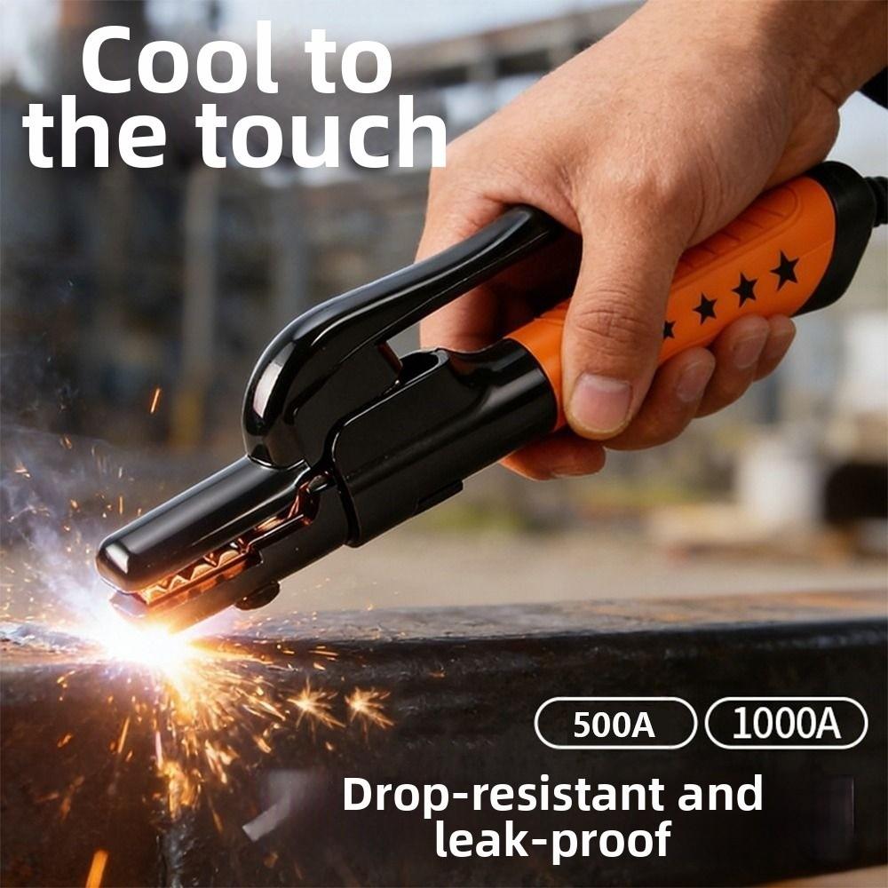 Secure Grip Welding Electrode Holder 500A 1000A Welding Tongs Electrode Clamp For Welders