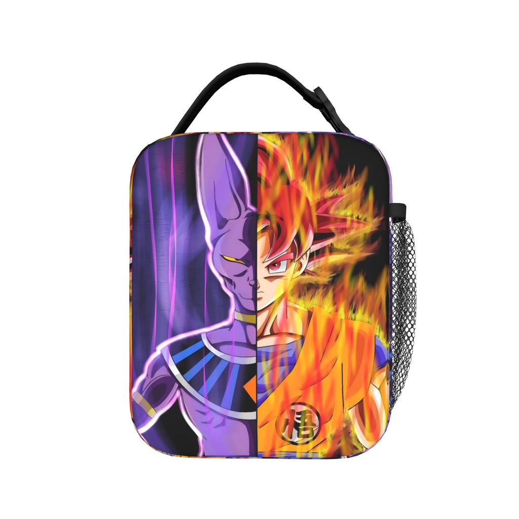 DBZ Аниме Термосумки для Ланча Большая Вместимость Контейнер для Ланча Термосумка Сумка-тоут Ланч-бокс Работа Пикник Девочка Мальчик