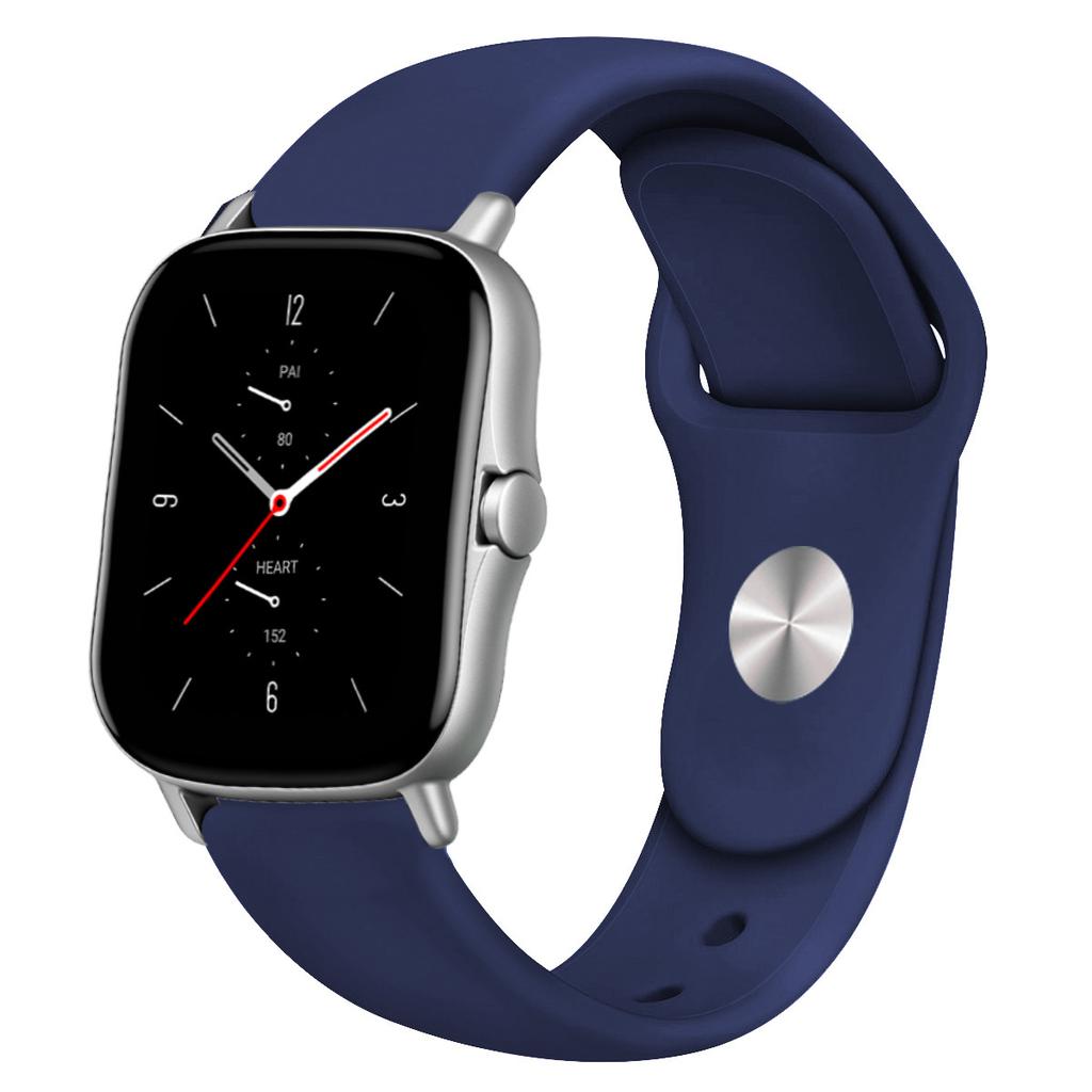 20 мм/22 мм ремешки для часов для Amazfit GTS 4/3/2/2e/Mini/GTR 42 мм/GTR 4/3 Pro Силиконовый браслет Amazfit helio/balance 2 bip 5 6 ремешок
