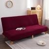 Бархатный чехол для дивана с полным покрытием, простой складной без подлокотника, эластичный чехол для дивана, тканевый универсальный универсальный чехол