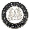 European and American zodiac signs, diamond encrusted coins, silver plated, Pisces commemorative coins, collectibles, Tarot love coins, coins