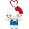 Хатакеяма Шоджи Сумка-косметичка с маскотом Sanrio Лицо Хелло Китти Любовь Плюшевая сумка-косметичка Мини-сумка Чехол для аксессуаров с