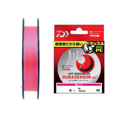 Daiwa UVF Gekkabijin Dura Sensor Si2 PE Розовый Сакура + Леска, 0.15, 200м,