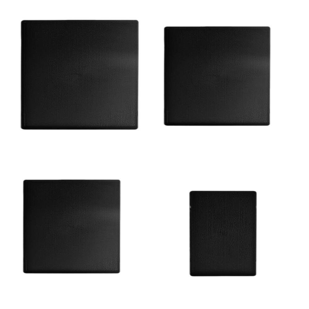 Easy To Use Black White Large Plastic Tray Plastic Rectangle Decorative Tray Multi-Purpose Bed Table Tray Kitchen