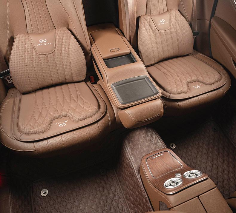 All-Season Seat Cushion with Integrated Lumbar Support for Infiniti Q50L/QX50/QX60/Q70L