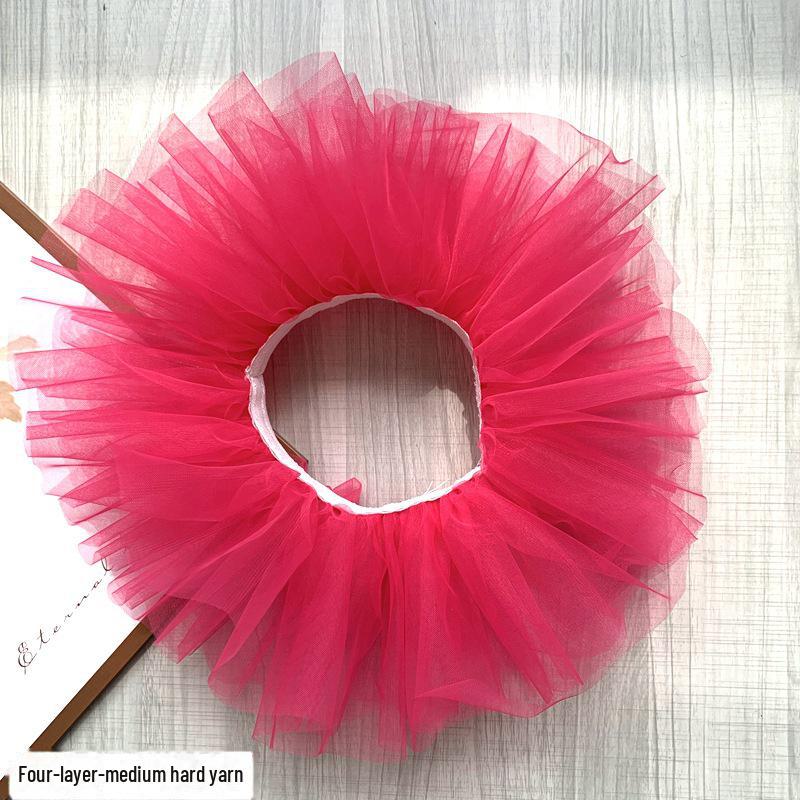 Детская юбка для танцев из шести слоев - мягкая фатиновая пачка принцессы