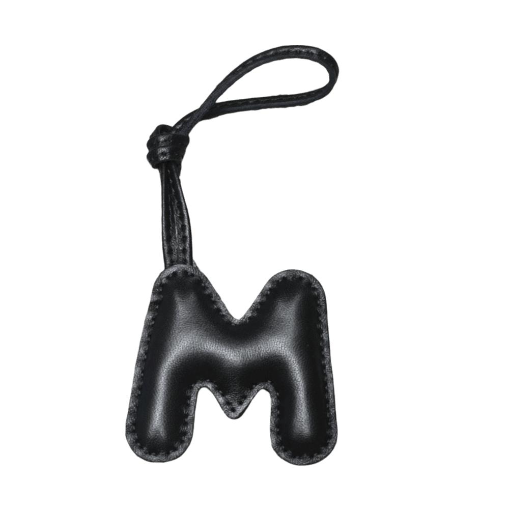 26 Initials English Letter Bag Pendant Genuine Sheepskin Car Pendant Keyring Pendant Ladies