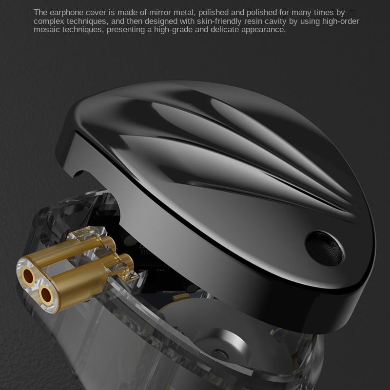 KZ-Krila The Tuning Sound Ring Железные наушники-вкладыши Гарнитура с подвижным утюгом Музыка HIFI Проводные наушники для мониторинга сцены