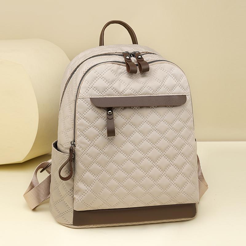 Рюкзак Студенческий Школьный Рюкзак Женский Легкий Ромбовидный Рюкзак