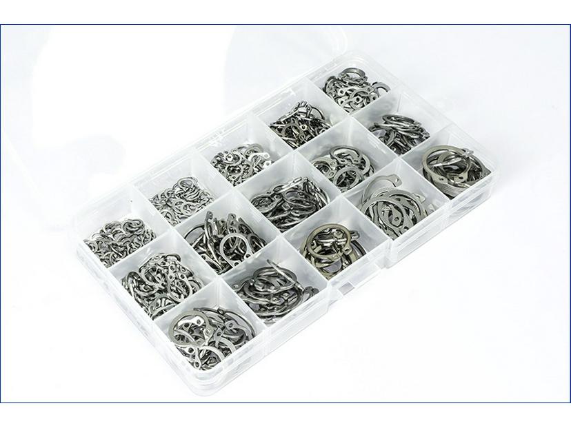 Комплект стопорных колец для наружного вала из нержавеющей стали 304, тип C, DIN471.