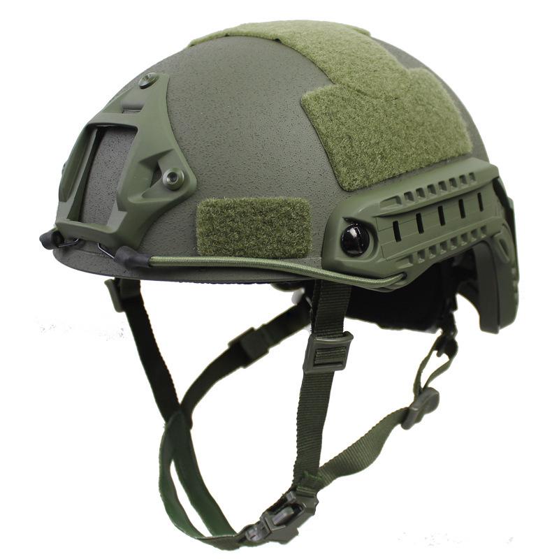 Cross CE Certified Tiger Stripe Tactical FAST Helmet, 1.5KG Fiberglass, Anti-riot Security Training.