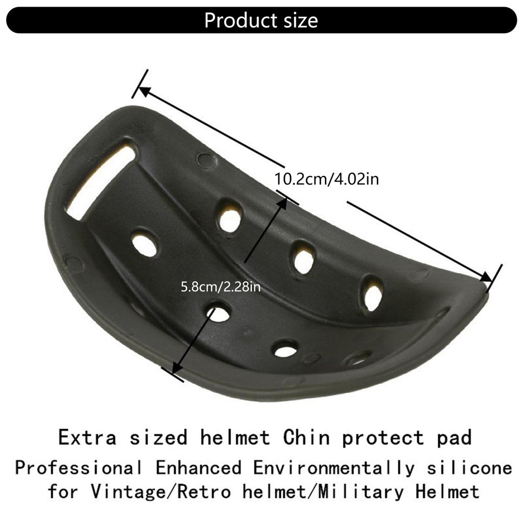 Enhancing Enviromentally Silicone Chin Strap Cushion Pad Protector Accessories for Retro Helmets Comfortable Protection