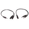 DC 12V 1 Female To 2 Male Power Splitter Splitter Cable для CCTV Camera Security DVR Accessories Led Light Strip