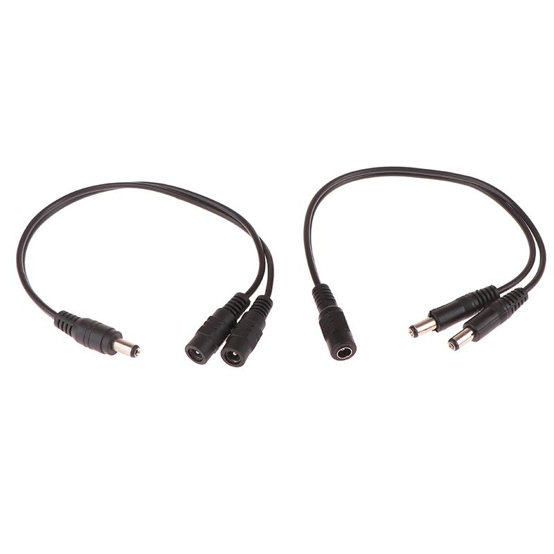DC 12V 1 Female To 2 Male Power Splitter Splitter Cable для CCTV Camera Security DVR Accessories Led Light Strip