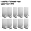1/10Pcs Strong Self-Adhesive Hooks Stainless Steel Wall Hook Hangers Kitchen Bathroom Hook Towel Keys Coat Bags Storage Holders