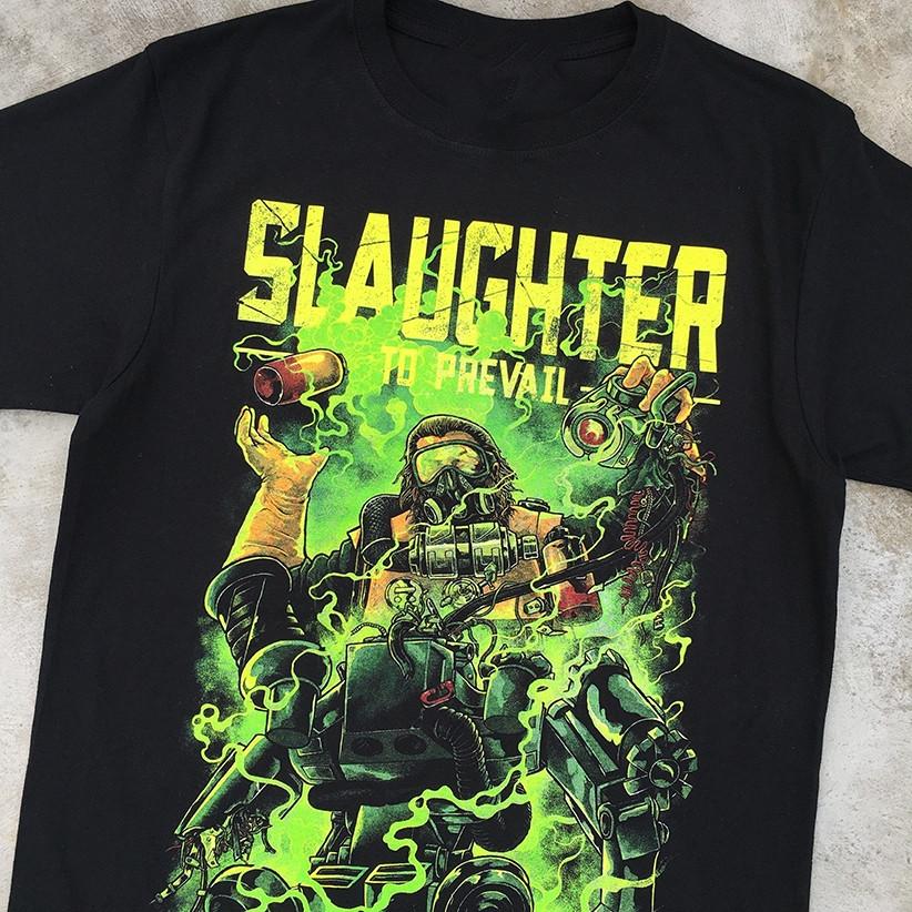 Slaughter To Prevail Тур Группа Подарок Для Фанатов S to 5XL Футболка Унисекс Футболка