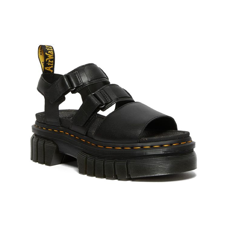 Dr. Martens Ricki 3-Strap Platform Sandal Black Women Sneakers 27405001