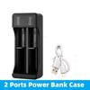 Universal Battery Charger for 18650 18500 16340 14500 With LED Indicator Cable 3.7V Rechargeable Lithium Battery USB Charging Adapter