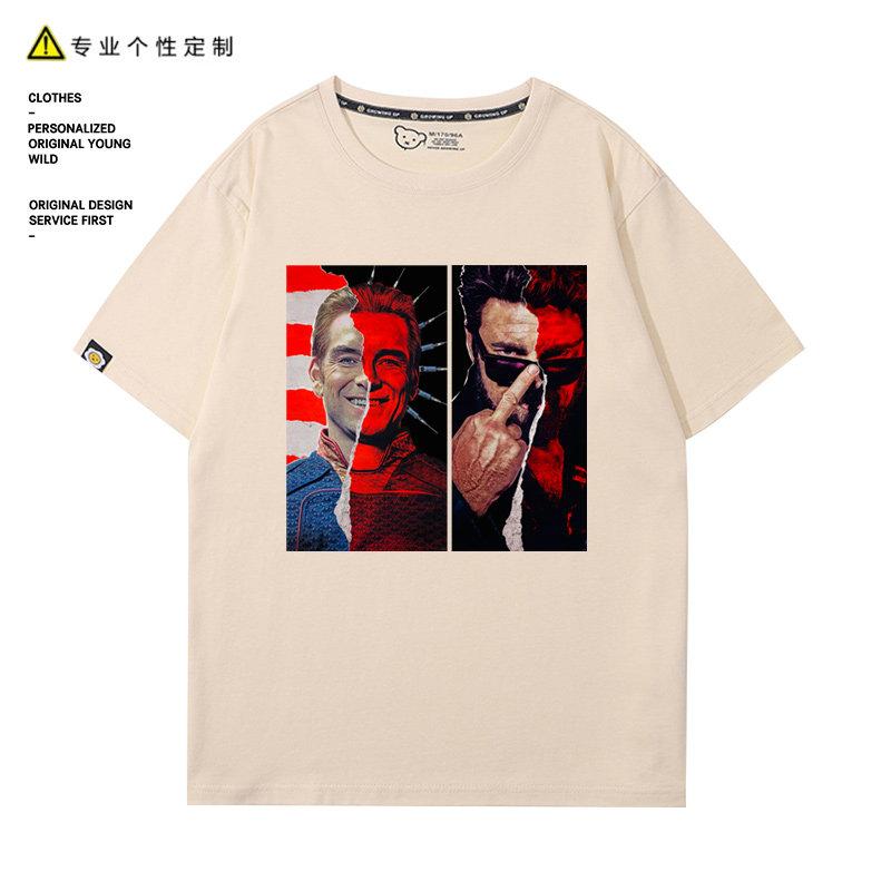 The Boys Homelander Got Milk Graphic TShirt Unisex Unisex Summer Casual Cotton Short Sleeve Streetwear Tee