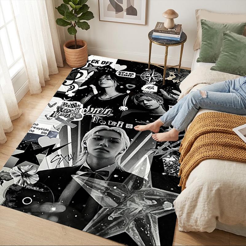 Star Collage Living Room Nonslip Area Rug Soft Carpet For Bedroom Game Playroom Sofa Office Home Decor Doormat Christmas Gift C9261977