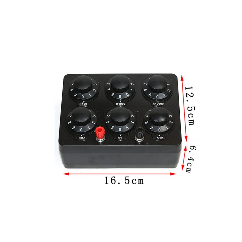АВКВЭВН 0-99999.9 Ом Простой магазин сопротивлений, Прецизионный переменный декадный резистор, Учебное пособие, Учебный магазин сопротивлений