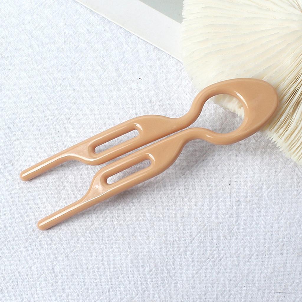 Американская U-образная волнистая заколка для женщин с прической на затылке, универсальная заколка для волос с повязкой на голову