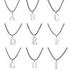 Новое ожерелье с инициалами от А до Я из нержавеющей стали, 26 английских букв, для мужчин и женщин, персонализированные ювелирные изделия, подарки