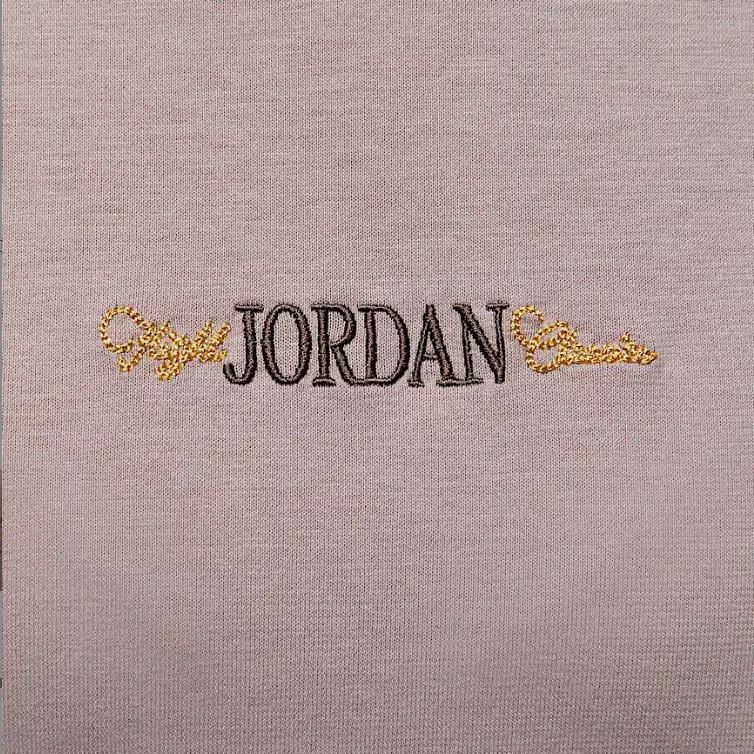 Jordan Модная футболка оверсайз в стиле ретро, футбольная, удобная, с коротким рукавом, женские топы, серая, фиолетовая IF0380019