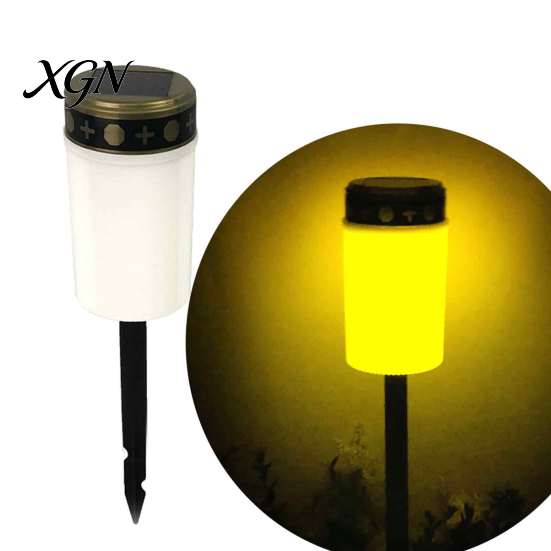 Memorial Remembrance Light Solar Powered for Cemetery Graves, IPX4 Waterproof Lamp with Graves Lights Stake, Decoration Outdoor Garden Lawn
