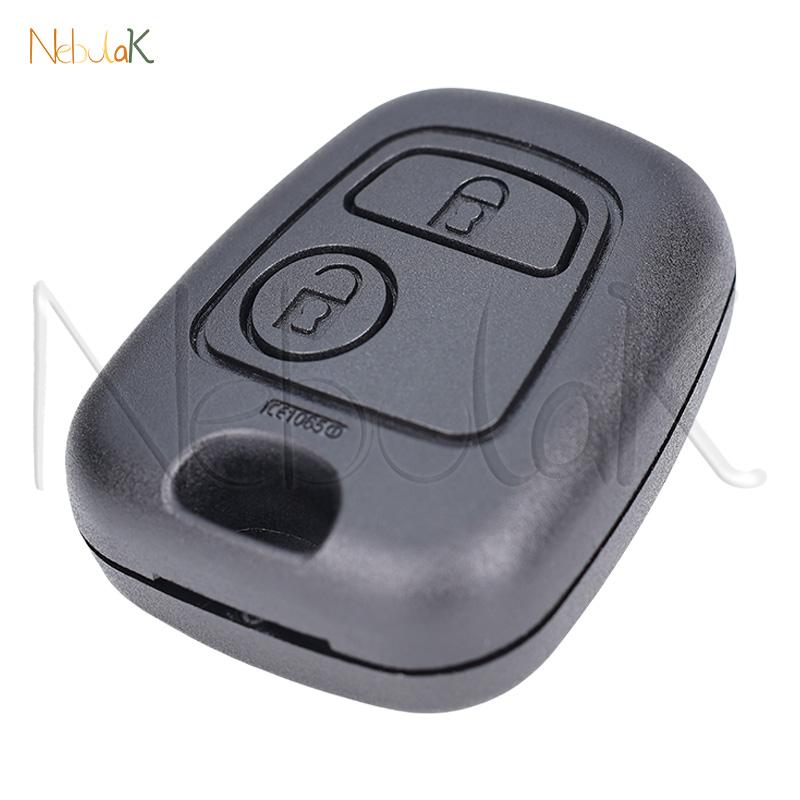AVQ4 Remote Car Key Cover Case For Peugeot 206 207 307 408 607 Citroen Xsara Picasso C1 C2 C3 C4 2 Buttons Replace Fob Housing Shell