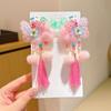 Cute Tassel Hairpin Bow New Year Hair Accessory Hanfu Traditional Chinese Hair Clip  Cosplay Events