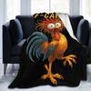 F-Caw-F Chicken Funny Fashion Blanket Fleece Decoration  Multi-function Lightweight Throw Fashion Blanket for Bed Bedroom Plush Thin Quilt