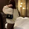 Solid Color PU Leather Shoulder Bags for Women 2022 Lock Handbags Small Travel Hand Bag Ladies Fashion Tote Bags