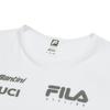 Fila Велосипедная серия Psyche Flow Модный универсальный топ-майка без рукавов с простым принтом букв для мужчин Белый A11M528112F-WT