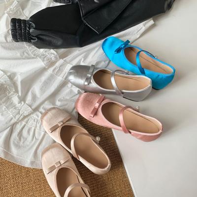 Французский квадратный носок с туфлями Мэри Джейн женские 2025 новые универсальные туфли-лодочки темперамент позднего вечера женская обувь