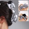 Bowknot Cashew Flower Hair Clip French Style Bow Hair Rope Cute Bow Hair Claw  Daily