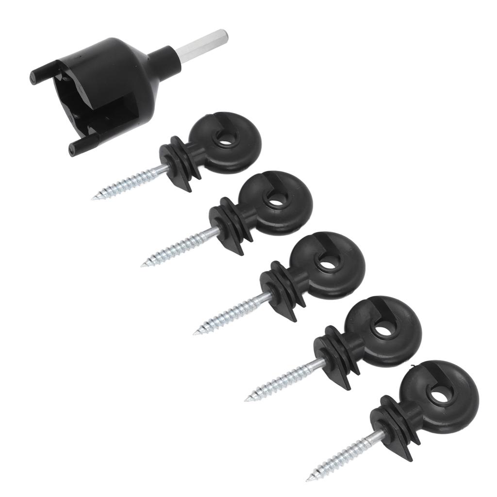 50 шт. Электрический забор изолятор ввинчивающийся изолятор забор кольцо столб деревянный столб изолятор с