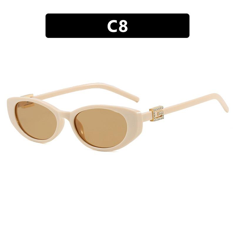 New Vintage Trend Cat Eye Sunglasses Women Men Small Frame Fashion Sun Glasses Travel Driving Shopping Male Female Glasses Uv400