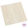Self Adhesive Floor Planks 30.5 x 30.5 cm 20 pcs PVC
