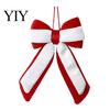 Christmas Tree Topper Bows Velvet Bow, Color Contrasting Wreath Bows, Holiday High Quality Fabric Bowknot Accessories for Wreath, Xmas Tree,