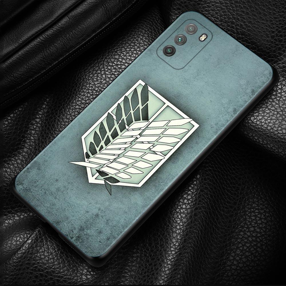 Чехол со значком «Атака Титанов» для Xiaomi POCO X3 NFC X3 M3 M4 Pro X3 F3 GT, чехол для Mi 11T 10T Pro 9T 11 Note 10 Lite Civi Shell